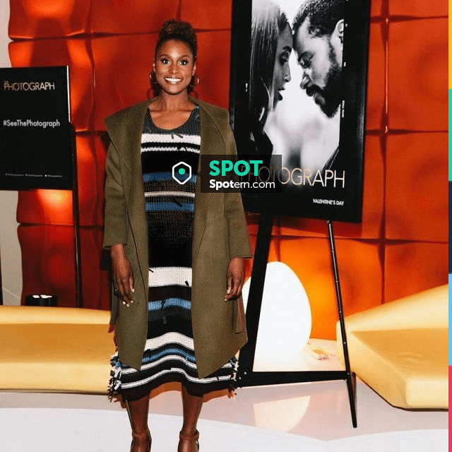 Striped Tunic Dress worn by Issa Rae on the Instagram account ...