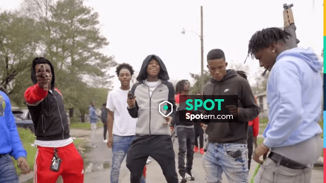 periscoop bouw Rubriek Nike Black & Grey Zip Hoodie of YoungBoy Never Broke Again in the music  video NBA YOUNGBOY - BAD BAD | Spotern