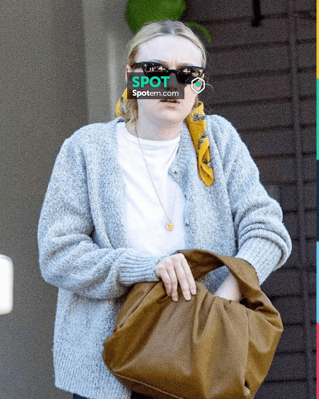 Oliver People Bianka Cat Eye Sunglasses worn by Dakota Fanning Los Angeles  March 21, 2020 | Spotern