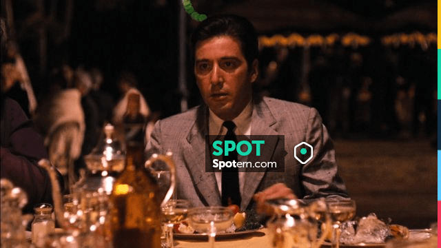 Michael corleone grey suit hotsell