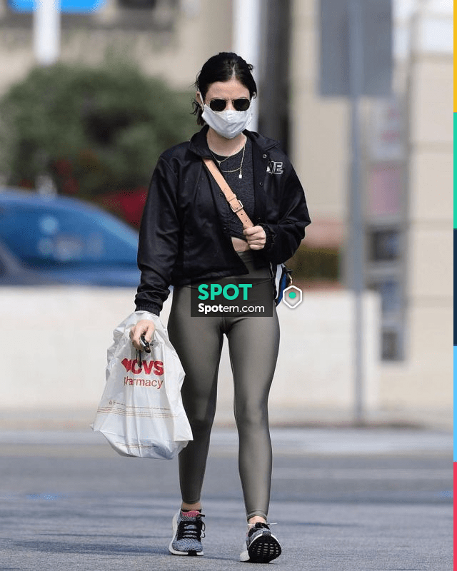 Clare V. Grande Fanny Pack worn by Lucy Hale in Los Angeles on