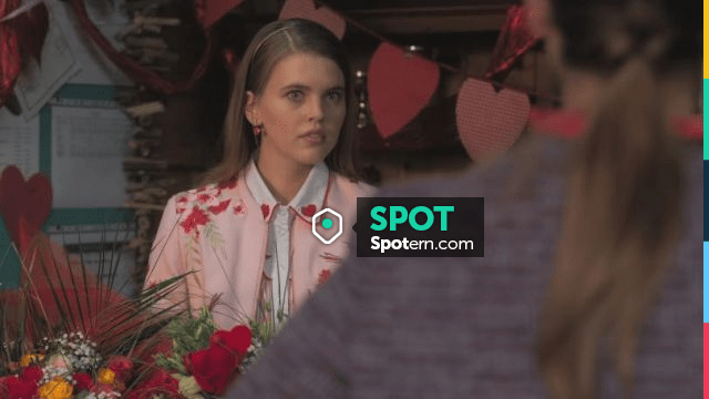 Embroidery Striped Shirt worn by Susie (Carla Woodcock) in Free Rein