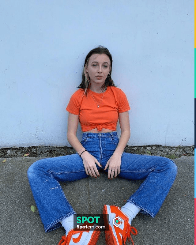 Nike Dunk Low Retro sneakers worn by Emma Chamberlain on her Instagram ...