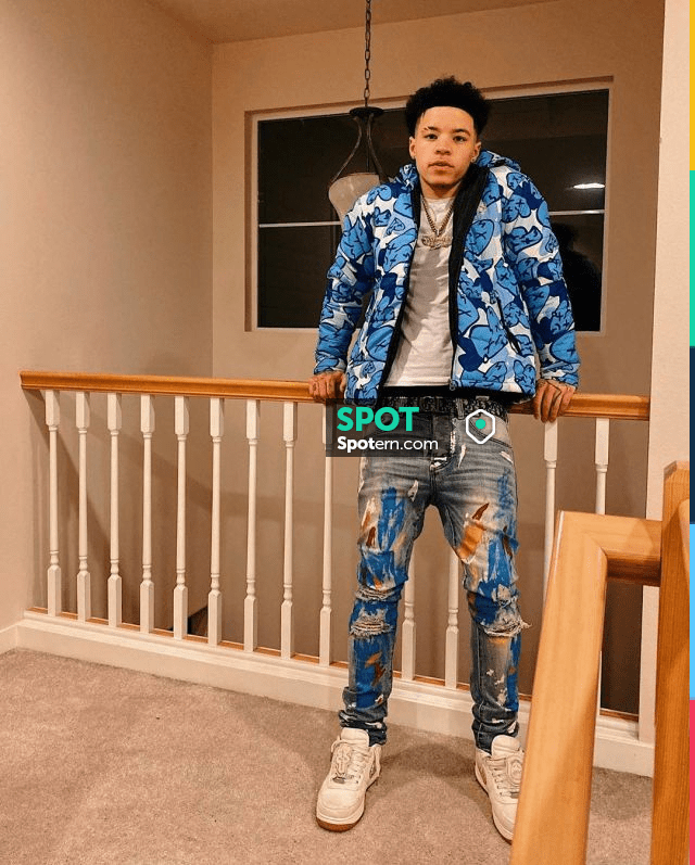 BB. Simon belt worn by Lil Mosey on his Instagram account