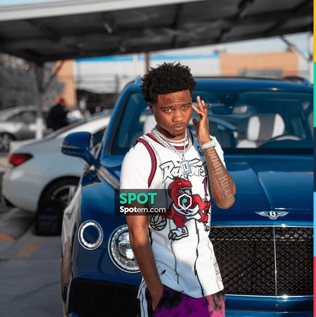 Roddy Ricch Rapters Jersey of the Toronto raptors old version worn by Roddy Ricch on the ...
