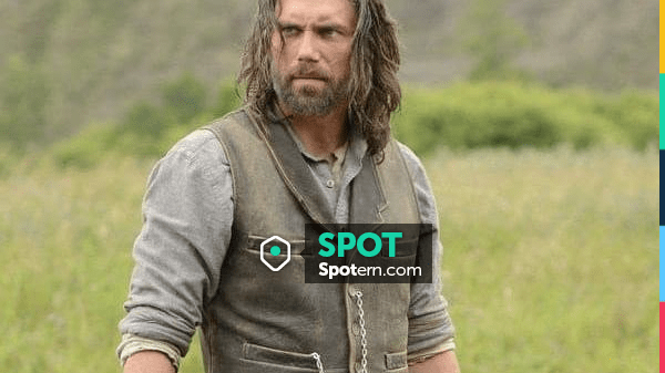 Gilet En Cuir Véritable Homme - Style 'Hell On Wheels' / Cullen Bohannan - Tailles XS à XXXL