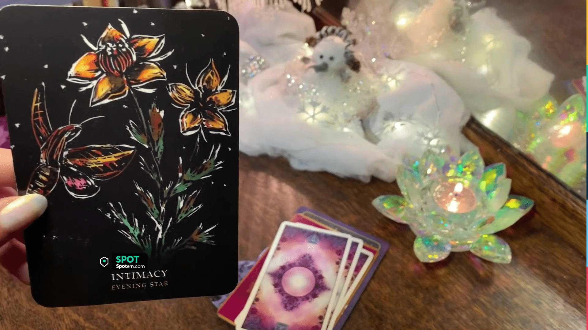 Flowers of the Night Oracle used by Charm Intuition Tarot in her Pick a