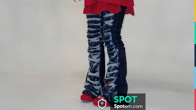 Rowan Clothing Shredded Stacked Jeans worn by Billie Eilish on her  Instagram account