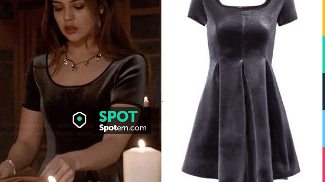 Maje Velvet dress worn by Davina Claire (Danielle Campbell) in The  Originals TV series wardrobe (S02E14) | Spotern