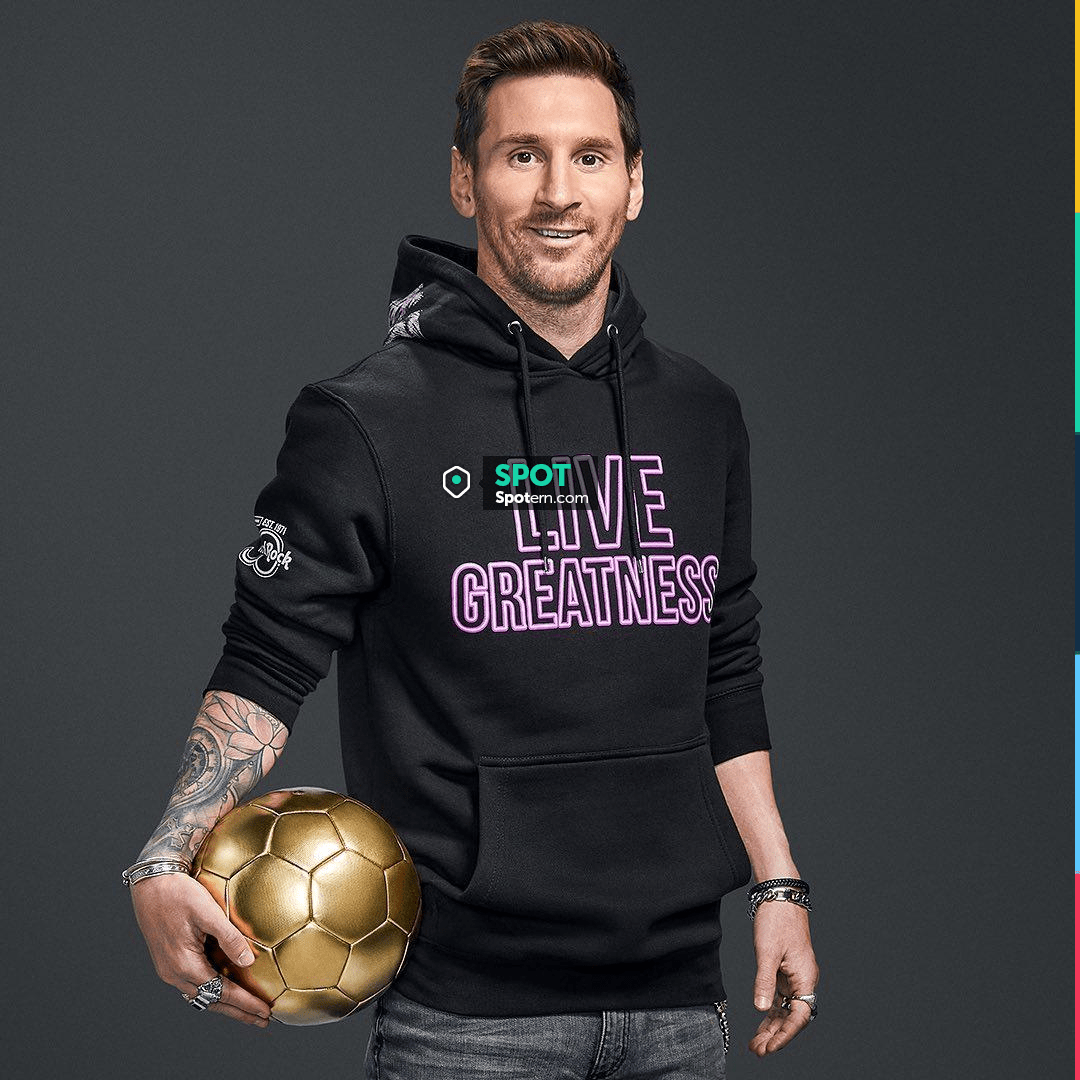 Louis Vuitton Black Mini Monogram Silk Shirt worn by Lionel Messi on the  Instagram account @leomessi