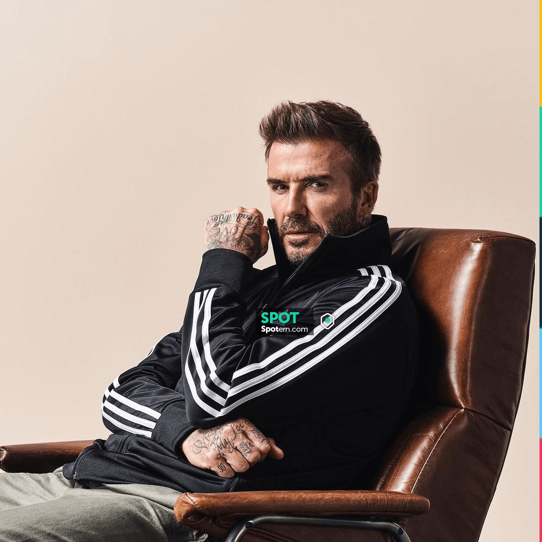 Adidas Track Jacket worn by David Beckham on Instagram account @davidbeckham | Spotern