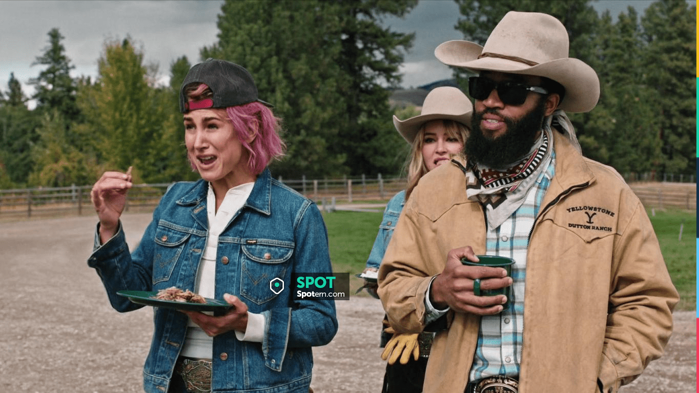 Wrangler Denim Jacket worn by Teeter (Jennifer Landon) as seen in