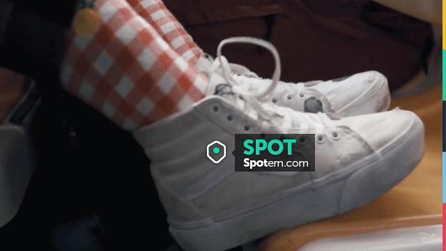 White Vans Old Skool Hi Top sneakers worn by Sami (De­vyn Neko­da) as ...