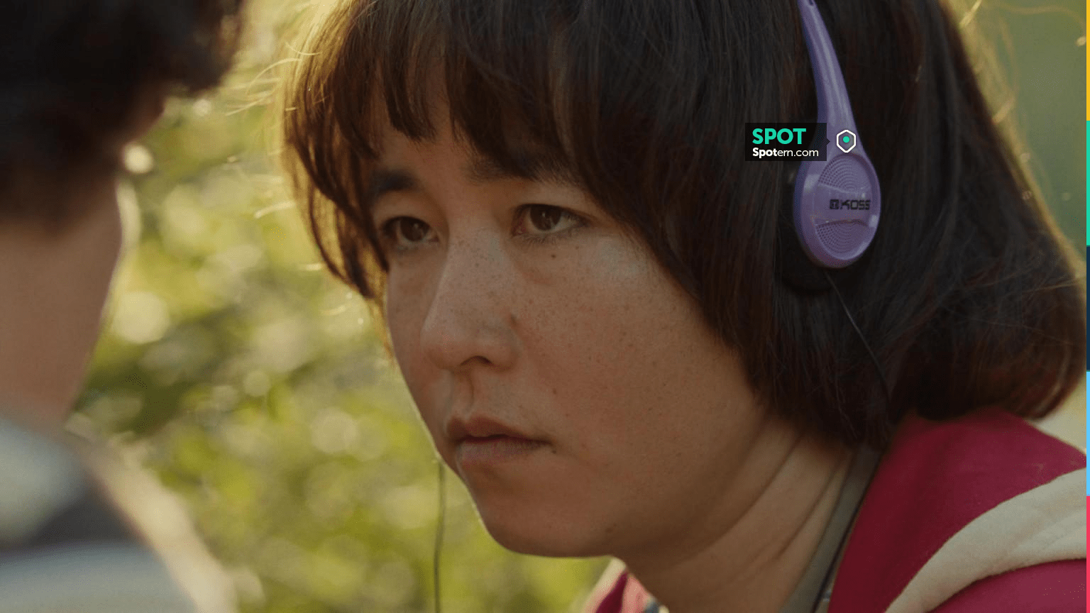 Koss Headphone in puprle used by Maya IshiiPeters (Maya Erskine) as seen in PEN15 TV series Koss Headphone in puprle used by Maya IshiiPeters (Maya Erskine) as seen in PEN15 TV series