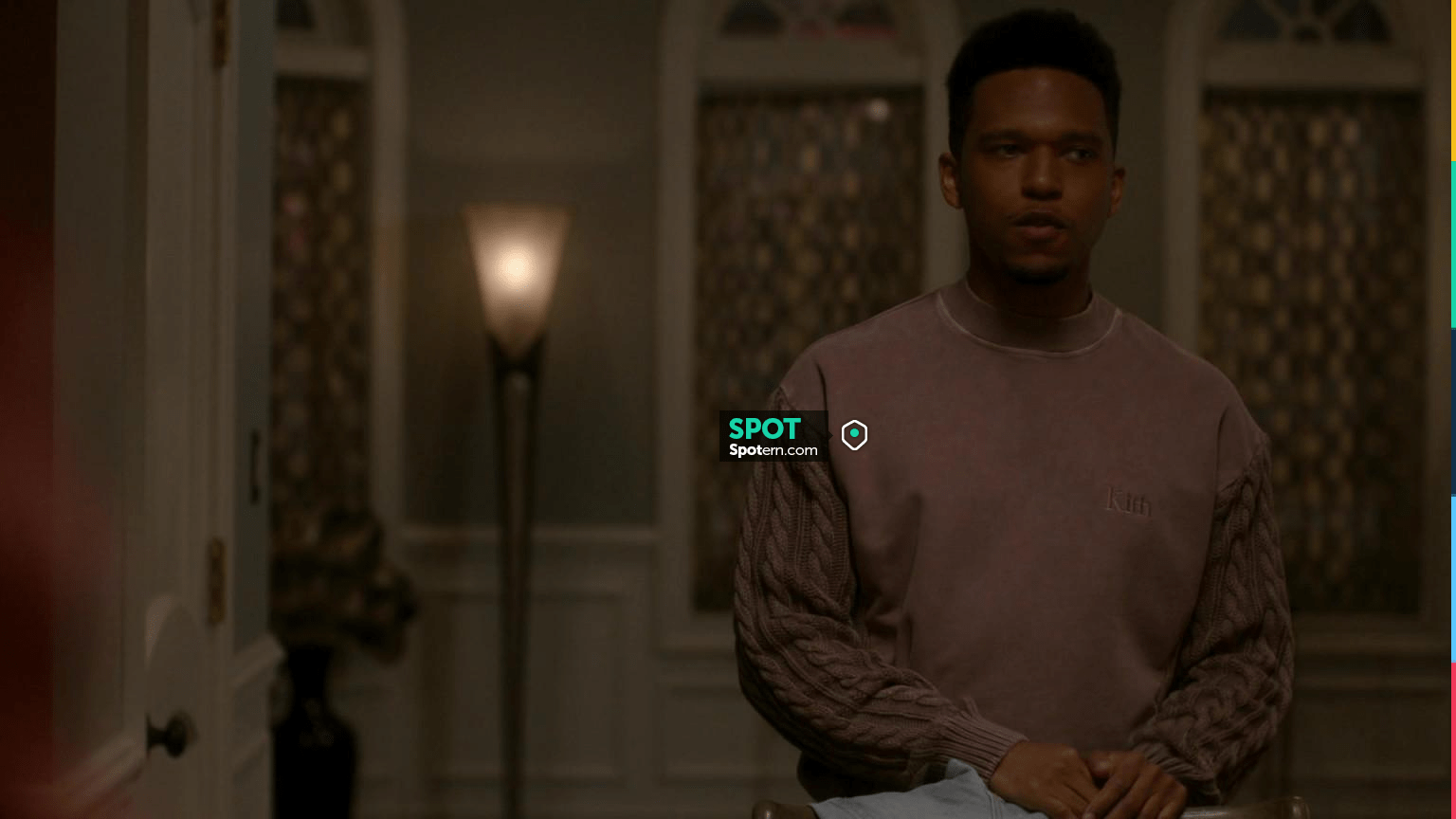 Givenchy sweatshirt with metallic details worn by Cane Tejada (Woody  McClain) as seen in Power Book II: Ghost TV show wardrobe (S02E03)
