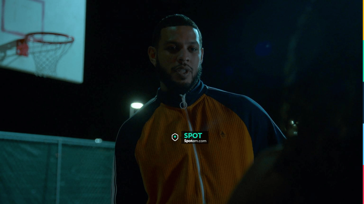 Original Penguin Corduroy Velour Track Jacket worn by Isaac Hall