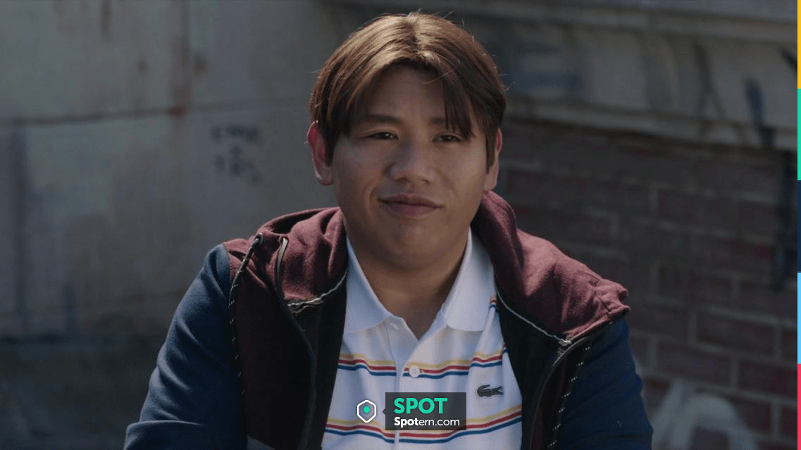Lacoste Short Sleeve Horizontal Stripe Polo Shirt worn by Ned Leeds (Jacob  Batalon) as seen in Spider-Man: No Way Home movie outfits | Spotern