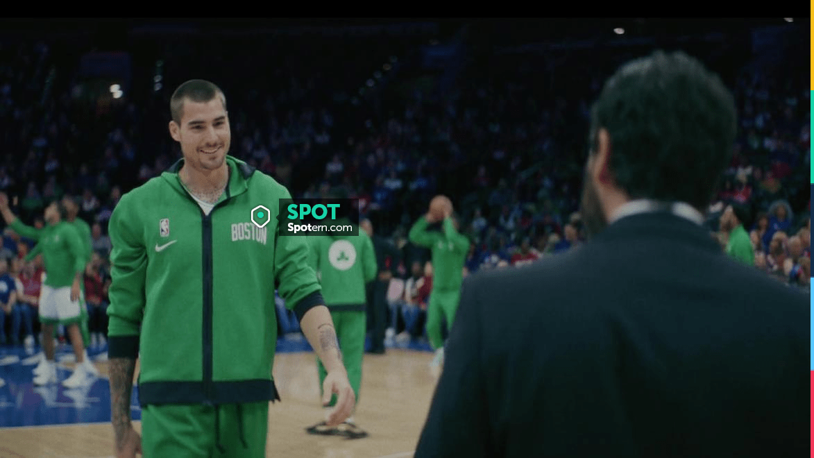 Nike Boston Celtics NBA Jersey worn by Bo Cruz (Juancho Hernangomez) as  seen in Hustle
