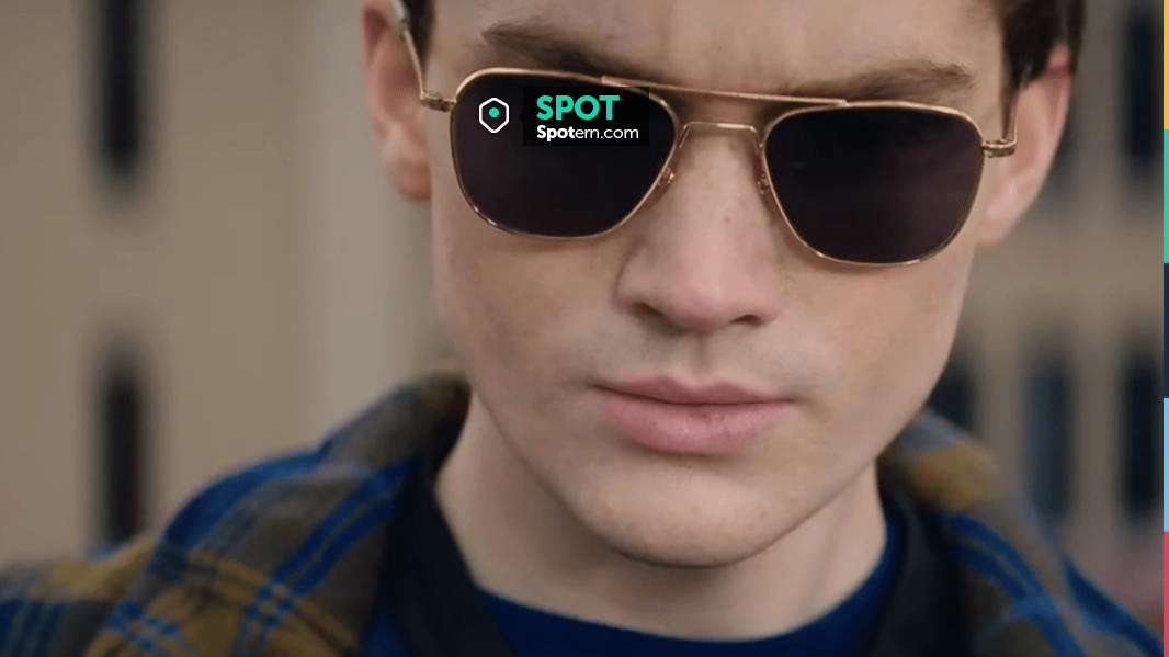 Aviator sunglasses worn by Bruno Carrelli (Matt Lintz) as seen in Ms ...