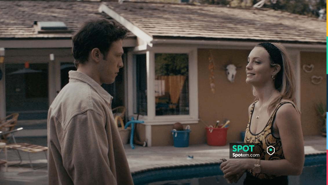 Versace Baroc­co Print Ly­cra Top worn by Janine (Leila in Animal Kingdom (S06E04) Spotern