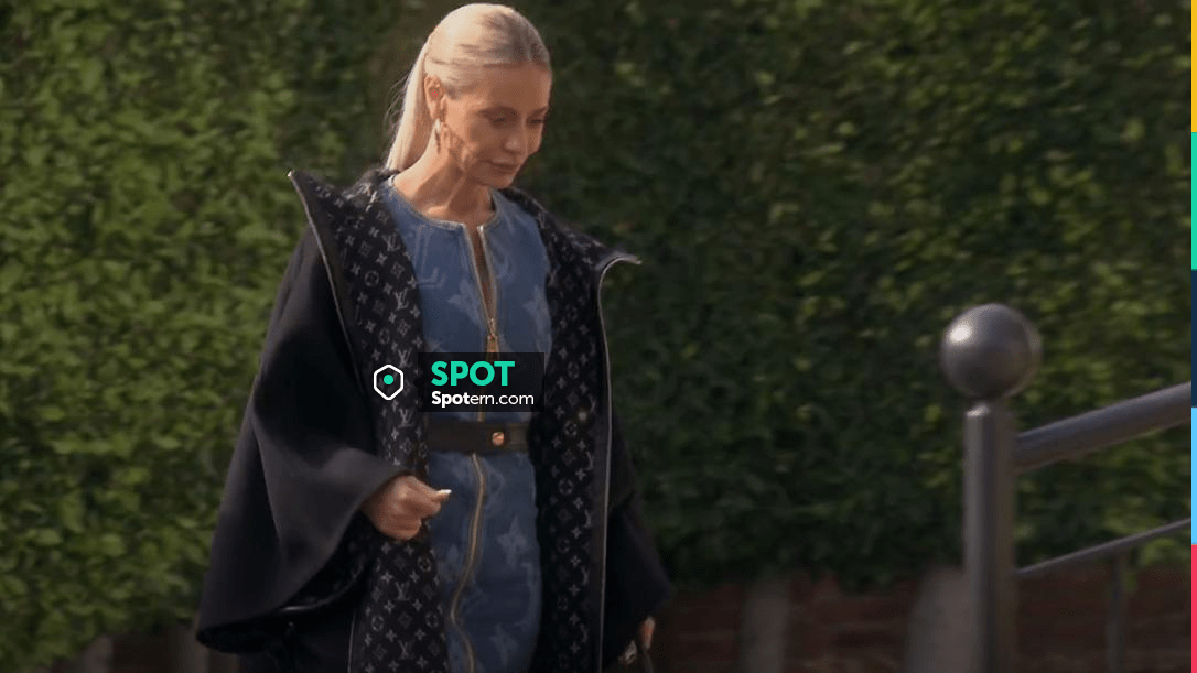 Louis Vuitton Hooded Cape worn by Dorit Kemsley as seen in The