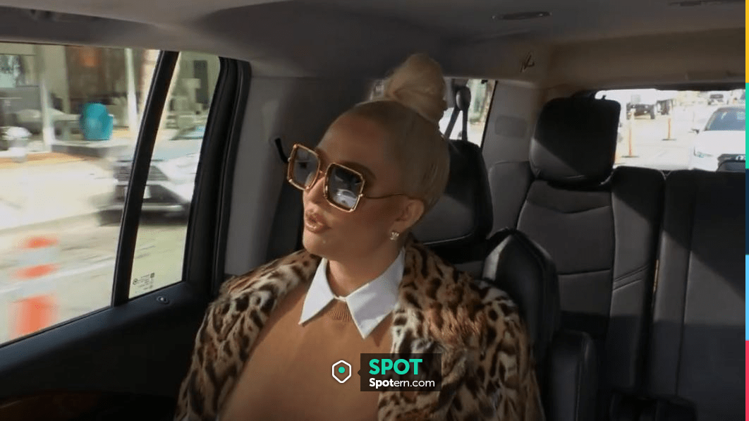 Louis Vuitton Chale Monogram Shine Silk Scarf worn by Erika Jayne