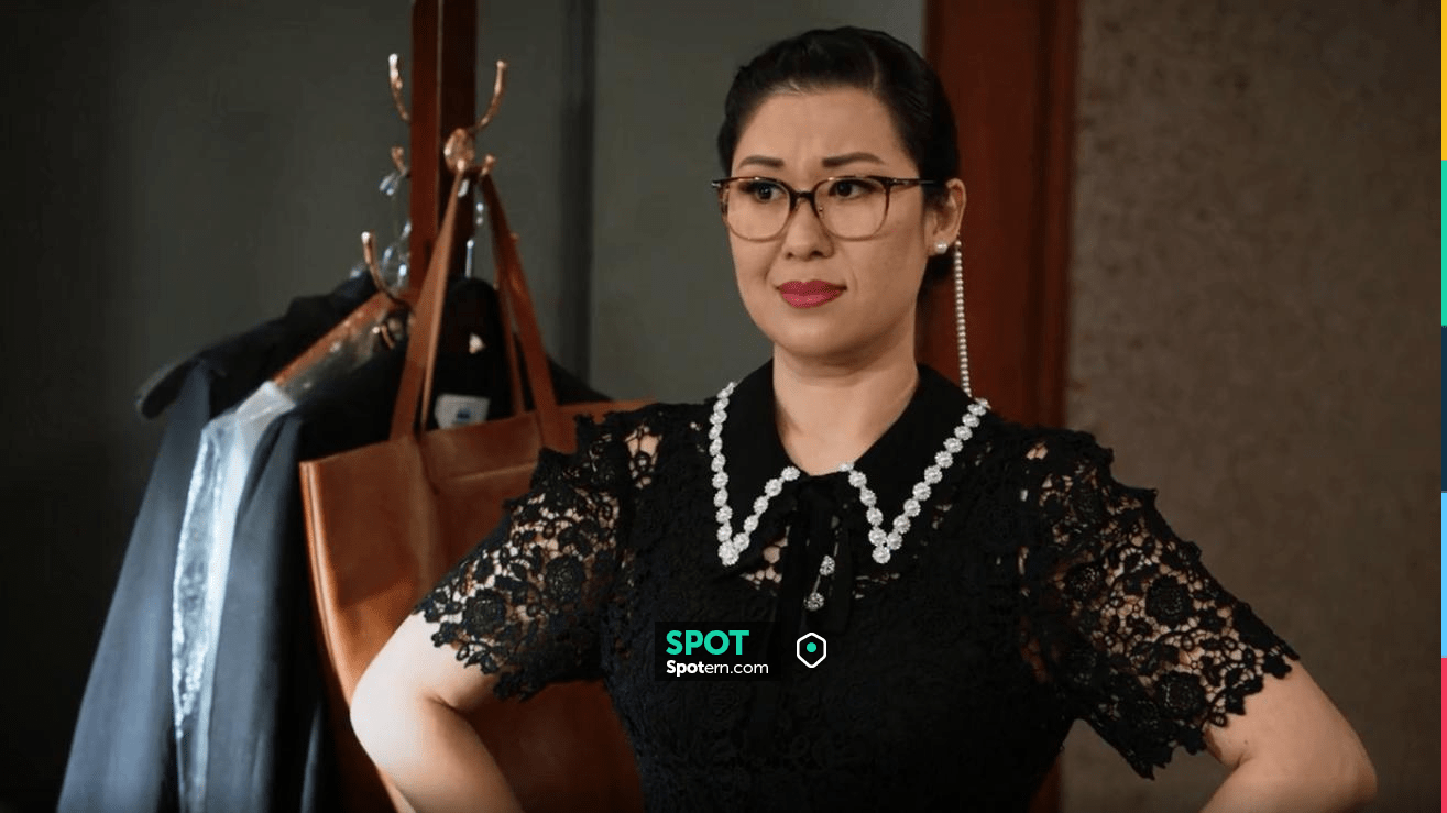 Autorretrato Guipure Lace Top usado por Sherri Kansky (Ruthie Ann Miles ...