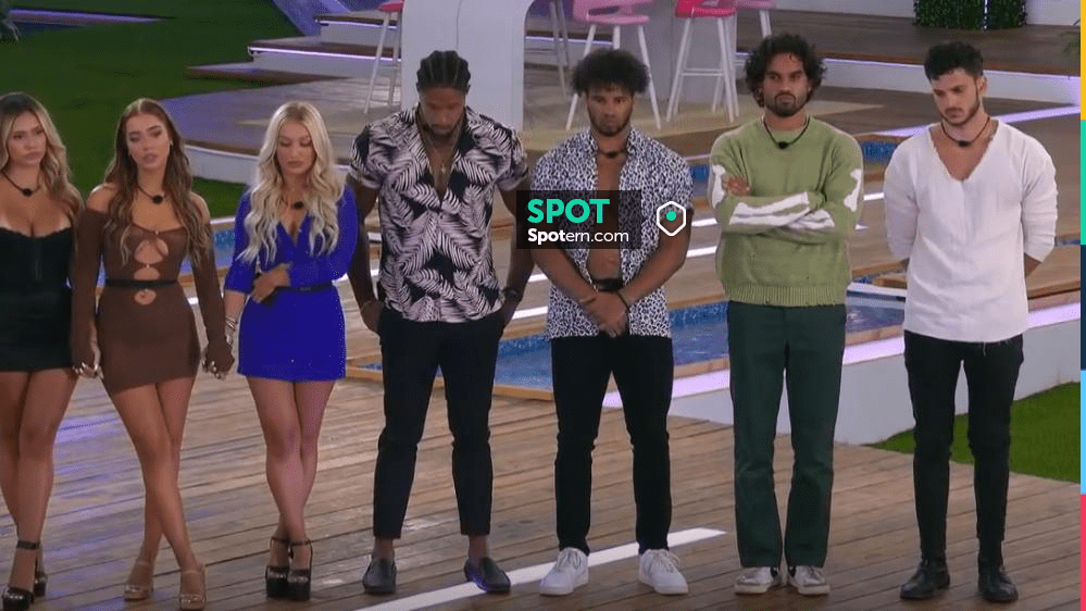 Kenny Flowers The Is­land Cat Shirt worn by Chazz Bryant as seen in