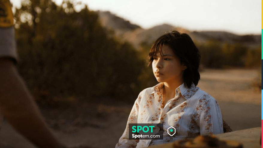 Vintagemb60 Shirt Sheer Cot­ton Blouse worn by Sally (Elva Guerra) as