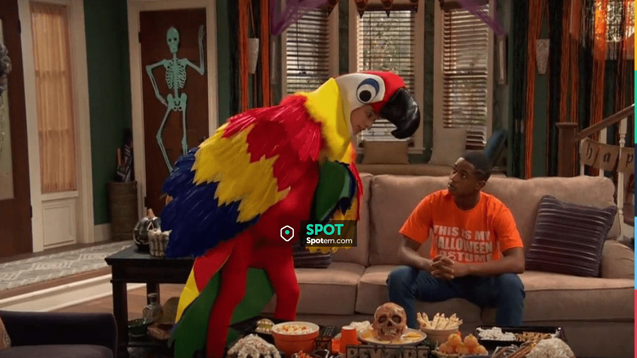 Rasta Imposta LW Parrot Costume Adult worn by Neil (Felix Avitia) as seen in Raven's Home (S05E17)