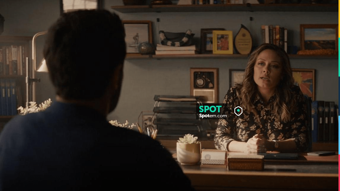 Ralph Lauren Black Floral Long Sleeve Collared Button Shirt worn by ...