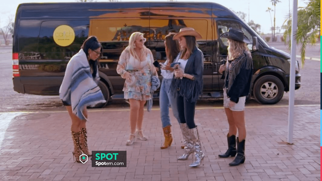 Christian Louboutin Amazoutiful Studded Heel Sandals worn by Jen Shah