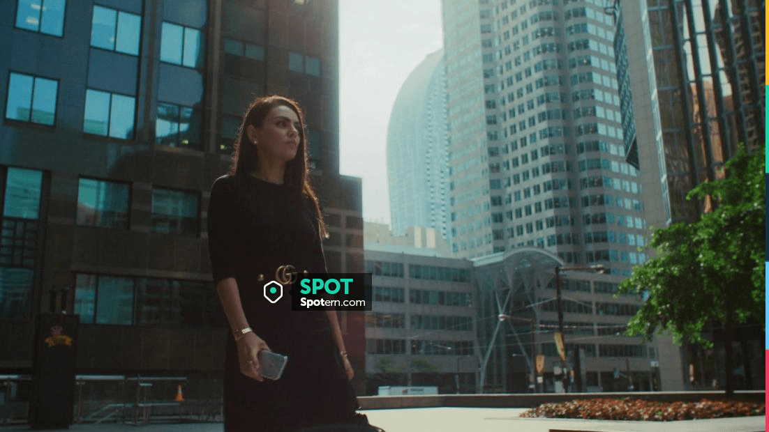 Gucci black skirt worn by Ani Fanelli (Mila Kunis) as seen in Luckiest