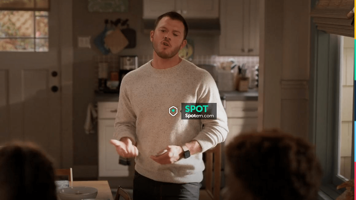 A.P.C. Tommy Knitted Sweater worn by Connor (Jimmy Tatro) as seen in