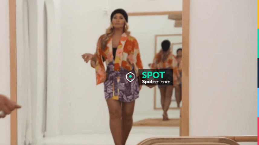 Spell Tyler Short Robe worn by Gizelle Bryant as seen in The Real ...