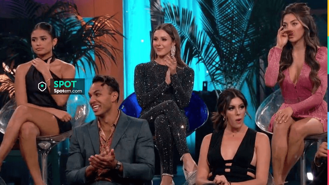 House of CB Aida Satin Mini Dress worn by Jessenia Cruz as seen in