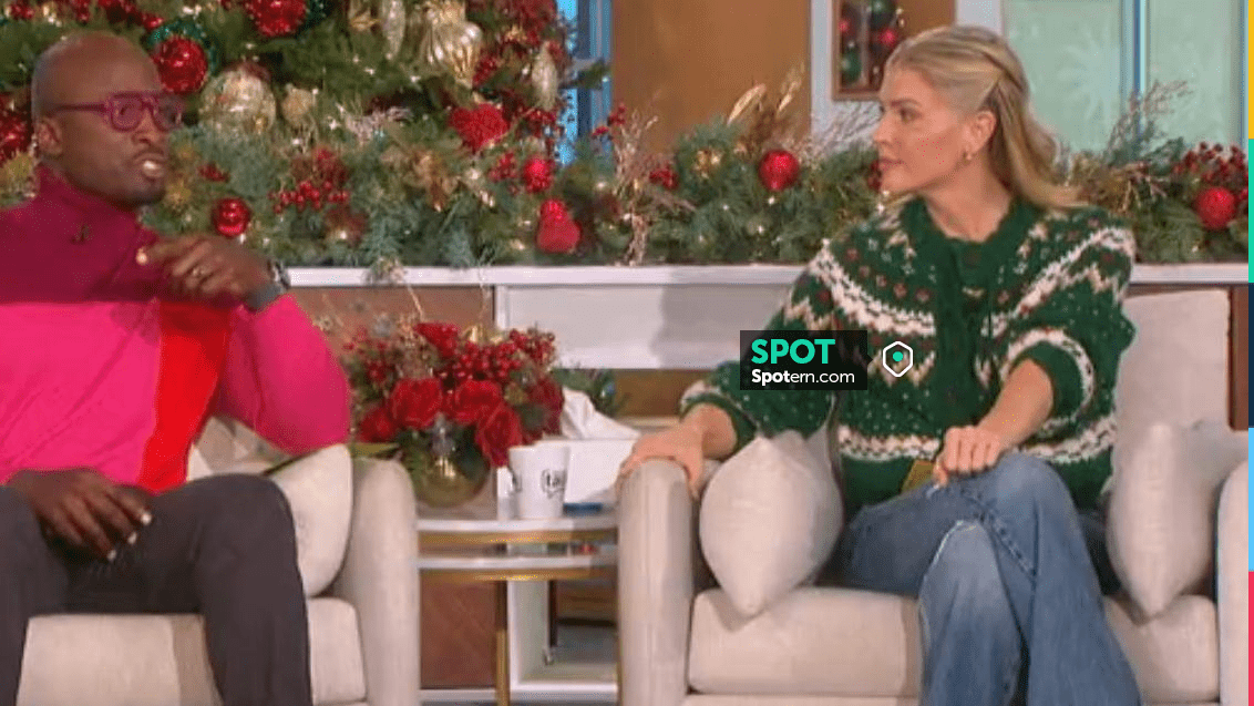 The Great Ice Rink Cardigan worn by Amanda Kloots as seen in The Talk on  December 6, 2022 | Spotern