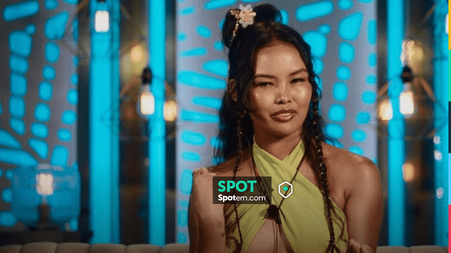 Pretty little thing Olive Wo­ven Ring De­tail Cut Out Dress worn by