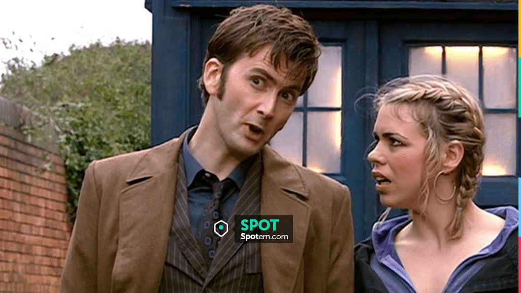Giorgio Armani Brown Tie worn by The Doctor (David Tennant) as seen in  Doctor Who (S02E10) | Spotern