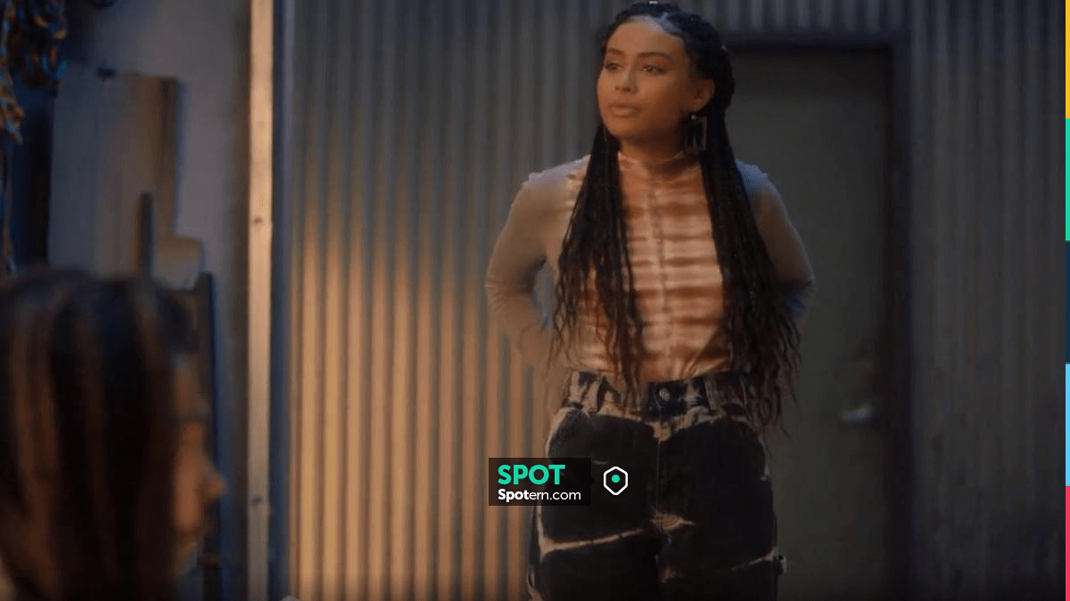 BDG Juno Tie Dye Jeans worn by Raigan Harris as seen in grownish