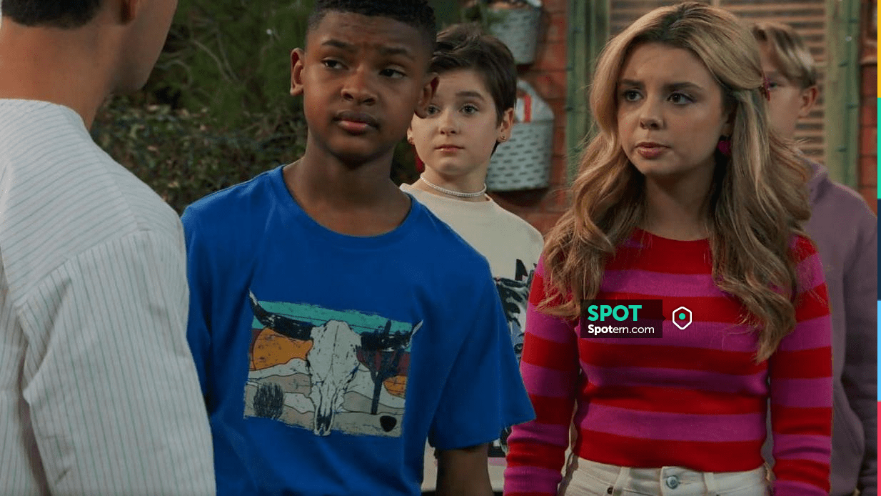 Zara Basic Rib Knit Sweater worn by Destiny Baker (Mallory James