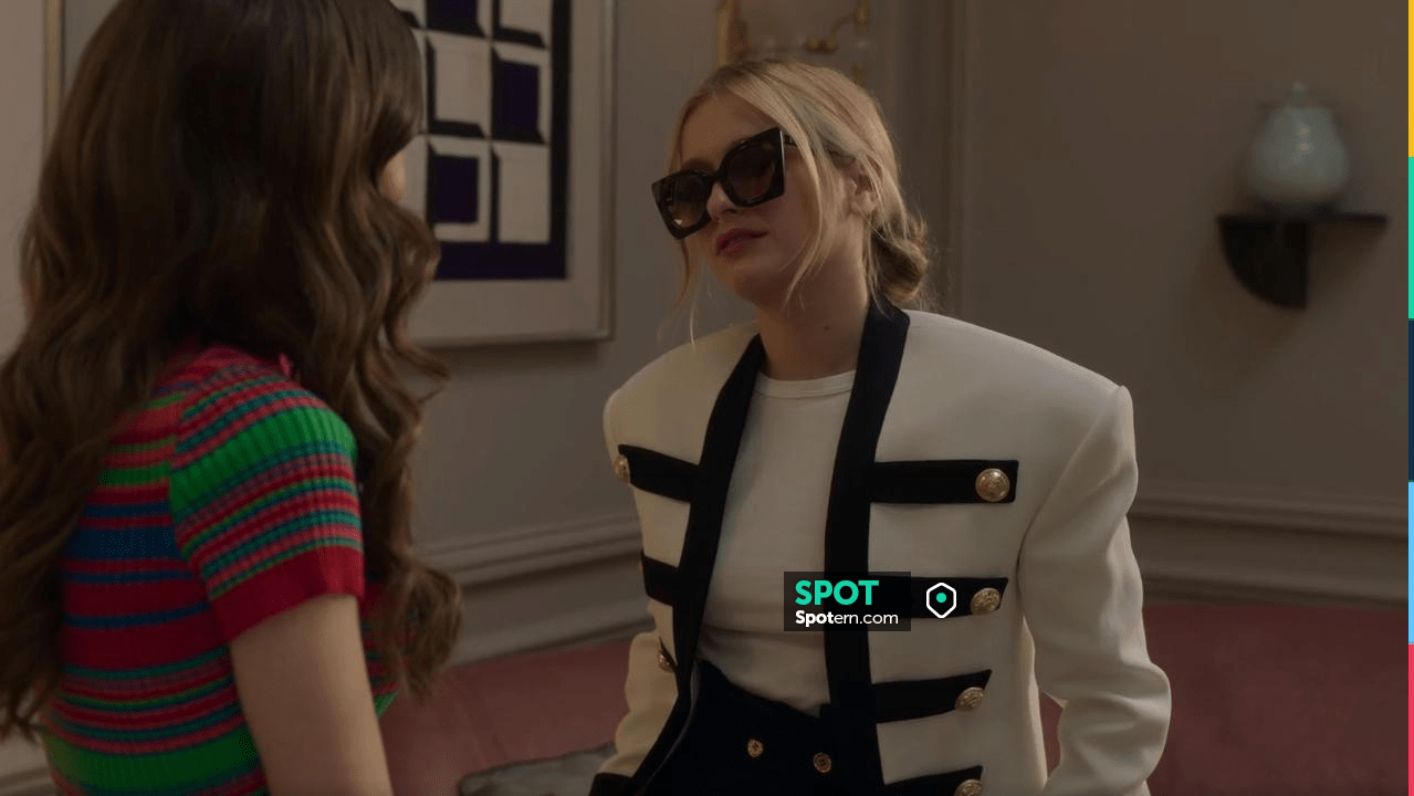 Camille's Balmain Jacket, Emily in Paris Season 2, Episode 1