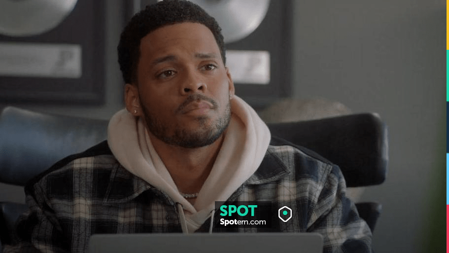 Hudson Padded Check Jacket worn by Clay (Deric Augustine) as seen in