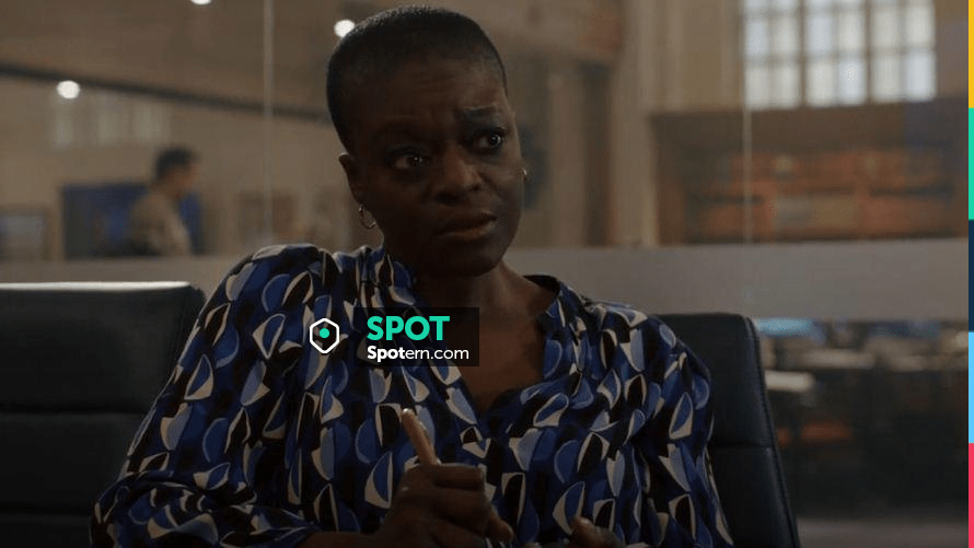 Zara Short Printed Dress worn by Kemi(Adeola Role) as seen in Alert