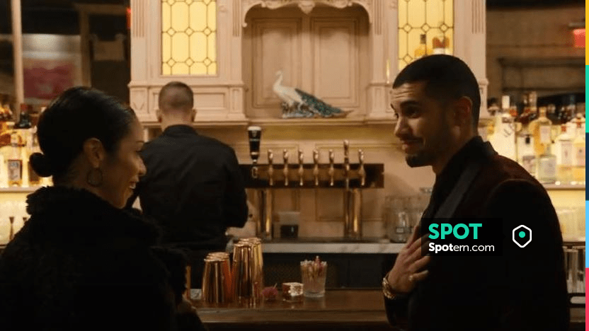 GIORGIO ARMANI Silk-lapel Velvet Tuxedo Jacket In Red worn by Bobby ...