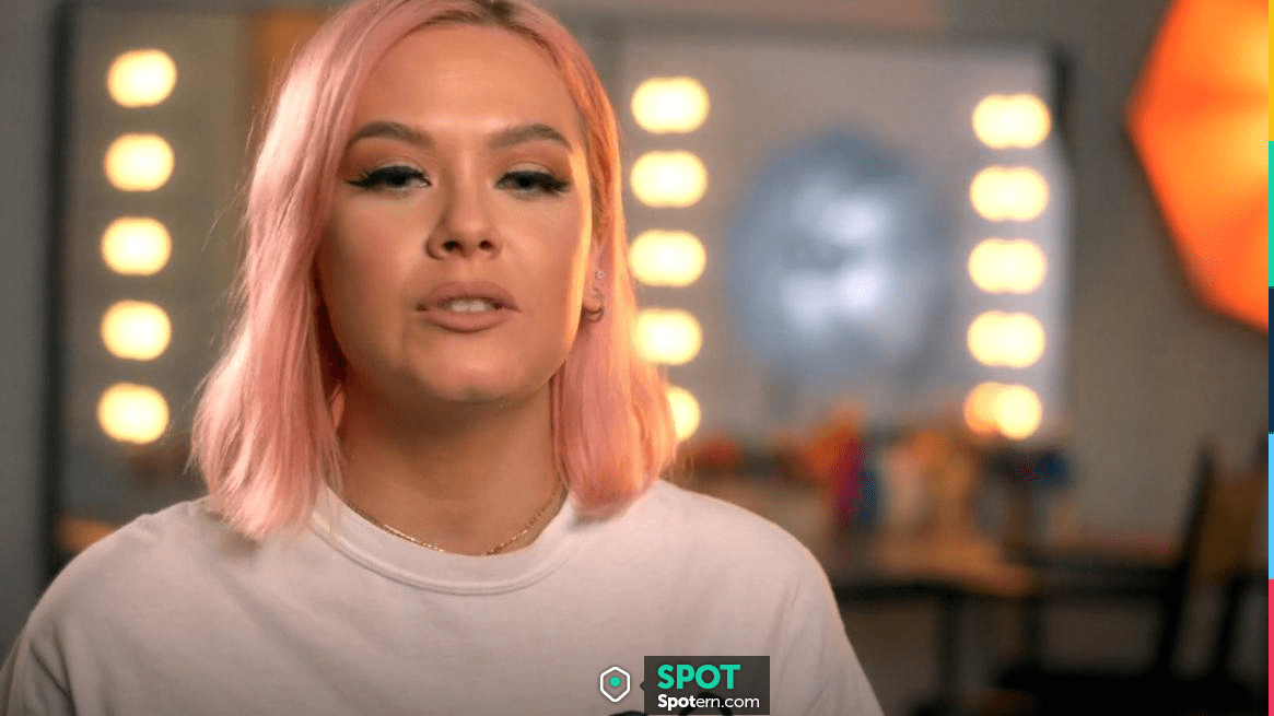 Emma Warren Pizza Heart Chemise portée par Eve Jenkins dans Glow Up