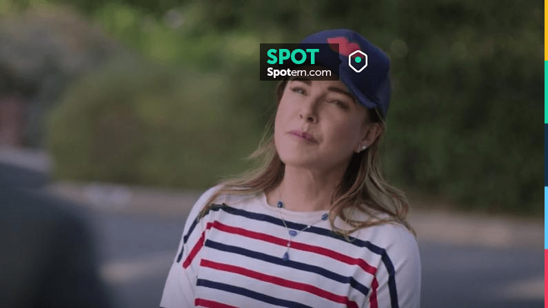 Clare V Trucker Hat worn by Liz (Christa Miller) as seen in Shrinking  (S01E07)