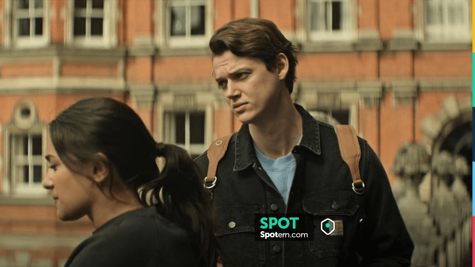 Carhartt WIP Stetson Denim Jacket In Black worn by Rhys (Ed Speleers