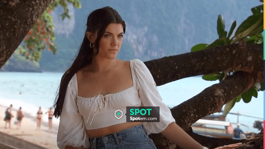 zara printed linen blend top