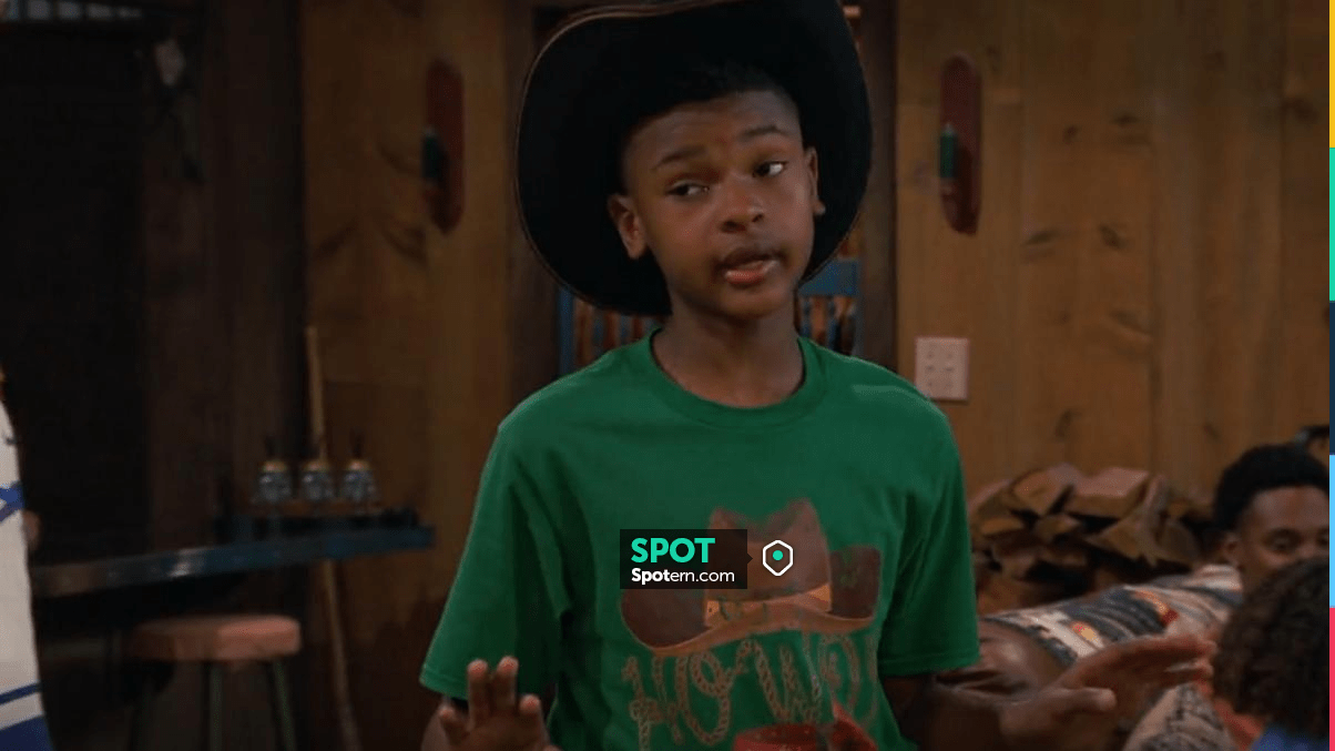 WornOnTV: Bill's red cowboy print tee and plaid shirt on Bunkd, Alfred  Lewis